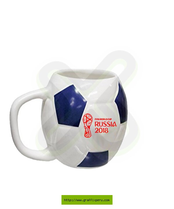 TAZA TIPO PELOTA RUSIA 2018