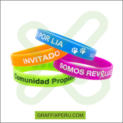 PULSERA DE GOMA CERRADA